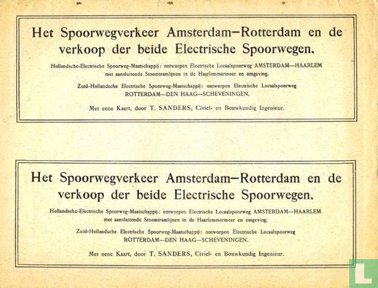 Het spoorwegverkeer Amsterdam-Rotterdam en de verkoop der beide electrische spoorwegen - Bild 2