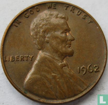 Vereinigte Staaten 1 Cent 1962 (ohne Buchstabe) - Bild 1