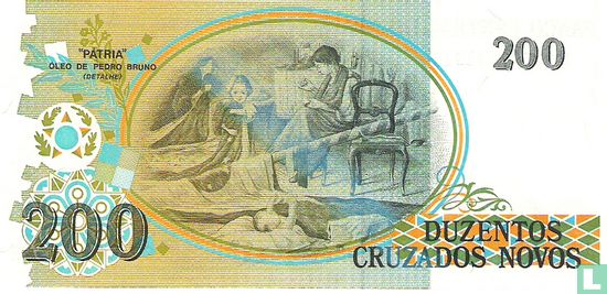 Brésil 200 cruzeiros - Image 2
