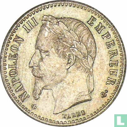 Frankrijk 50 centimes 1867 (BB) - Afbeelding 2