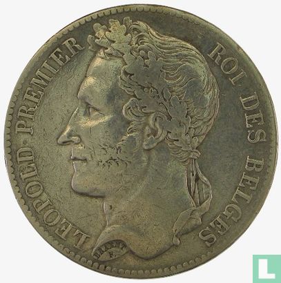 Belgium 5 francs 1847 - Image 2