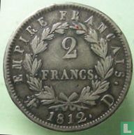 France 2 francs 1812 (D) - Image 1