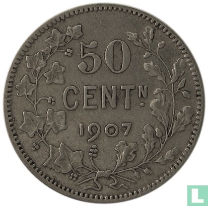 Belgium 50 centimes 1907 (NLD) - Image 1