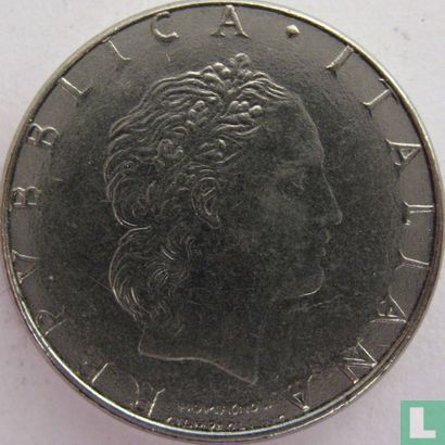 Italien 50 Lire 1990 - Bild 2