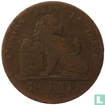 België 1 centime 1870 - Afbeelding 2