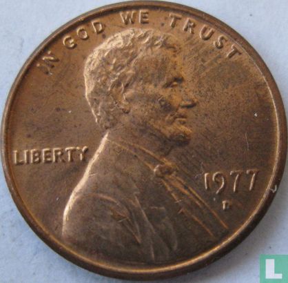 États-Unis 1 cent 1977 (D) - Image 1