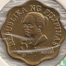 Philippines 5 sentimos 1980 - Image 2