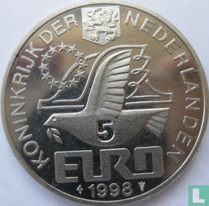 Nederland 5 euro 1998 "Maarten Harpertsz Tromp" - Afbeelding 1