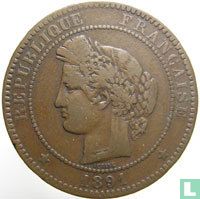 Frankrijk 10 centimes 1891 - Afbeelding 1