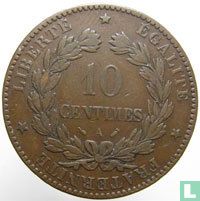 Frankrijk 10 centimes 1891 - Afbeelding 2