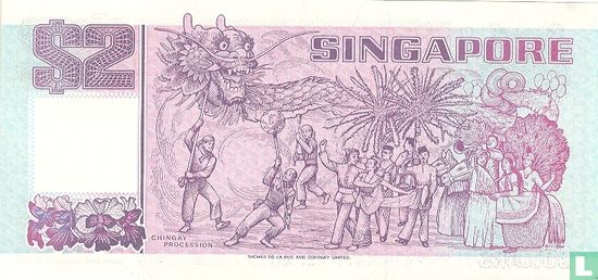 2 Dollars de Singapour - Image 2