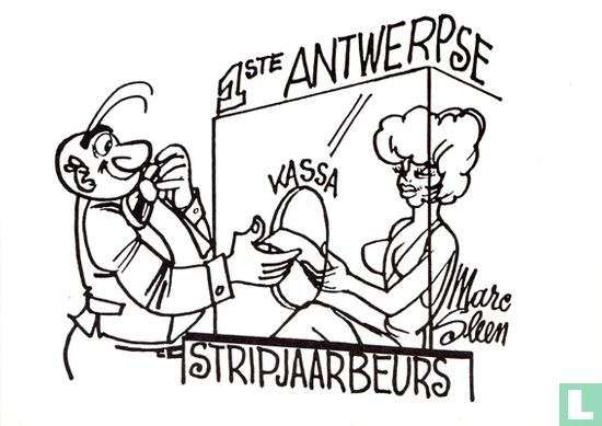 1ste Antwerpse Stripjaarbeurs - Postkaart 1 - Image 1