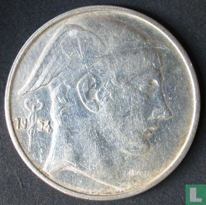 Belgium 20 francs 1954 (FRA) - Image 1