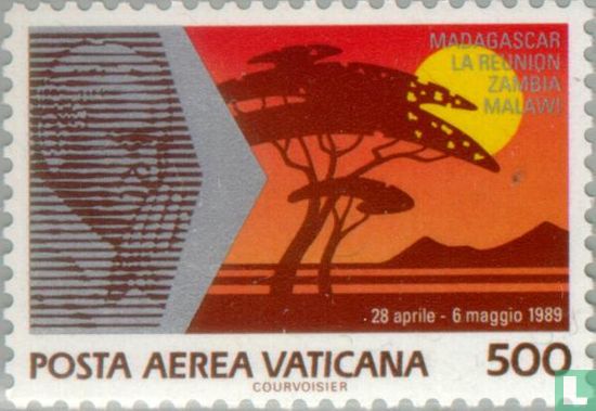 Voyages du pape Jean-Paul II en 1989