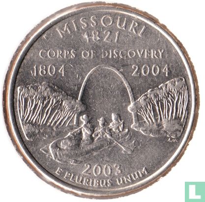 Verenigde Staten ¼ dollar 2003 (P) "Missouri" - Afbeelding 1