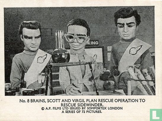 Brains, Scott and Virgil plan rescue operation to rescue sidewinder. - Bild 1