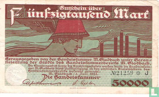 Mönchengladbach 50,000 Mark - Image 1