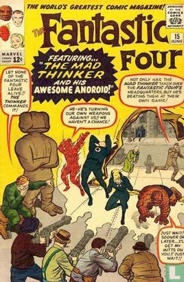 The Fantastic Four Battle the Mad Thinker and His Awesome Android - Image 1