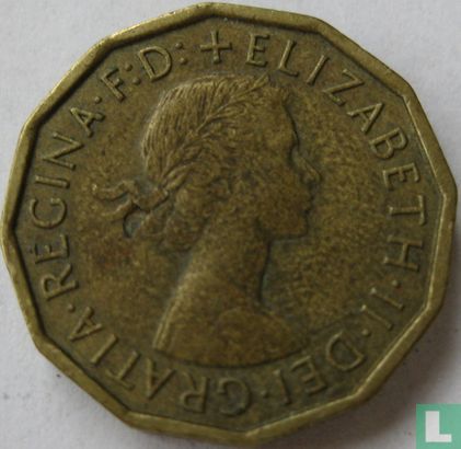 Verenigd Koninkrijk 3 pence 1960 - Afbeelding 2