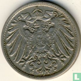 Empire allemand 10 pfennig 1891 (D) - Image 2