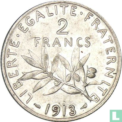 Frankrijk 2 francs 1913 - Afbeelding 1