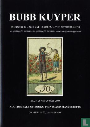 Auction sale of books, prints and manuscripts - Afbeelding 1