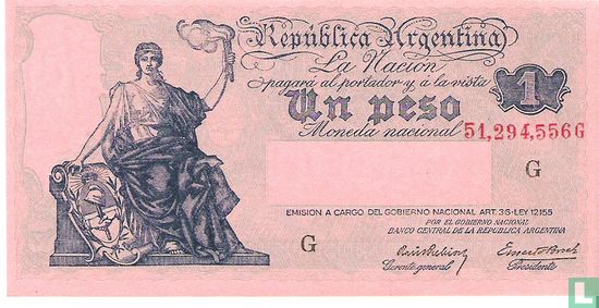 Argentine 1 peso - Image 1
