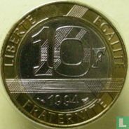 France 10 francs 1994 - Image 1