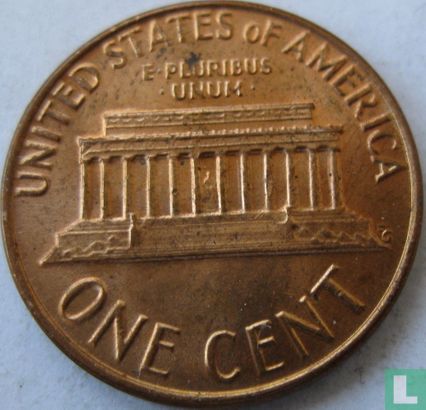 États-Unis 1 cent 1976 (sans lettre) - Image 2
