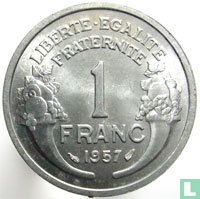 Frankrijk 1 franc 1957 (zonder B) - Afbeelding 1