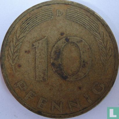 Duitsland 10 pfennig 1973 (D) - Afbeelding 2