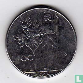 Italy 100 lire 1985 - Image 1