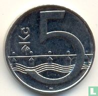 République tchèque 5 korun 1995 - Image 2