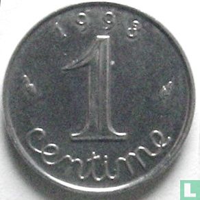 France 1 centime 1993 (coin alignment) - Image 1
