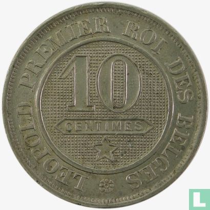 Belgique 10 centimes 1861 - Image 2