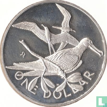 Îles Vierges britanniques 1 dollar 1973 - Image 2