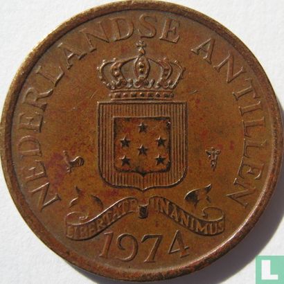 Nederlandse Antillen 1 cent 1974 - Afbeelding 1