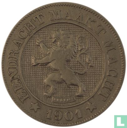 België 10 centimes 1901 (NLD) - Afbeelding 1