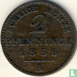 Prussia 2 pfenninge 1856 - Image 1