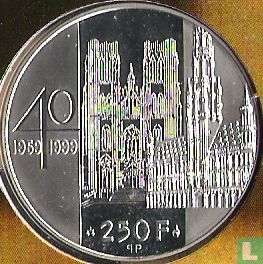 Belgique 250 francs 1999 (BE) "40th wedding anniversary of King Albert II and Queen Paola" - Image 1