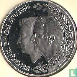 België 250 francs 1999 (PROOF) "40th wedding anniversary of King Albert II and Queen Paola" - Afbeelding 2