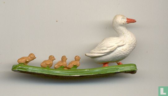 Duck with chicks