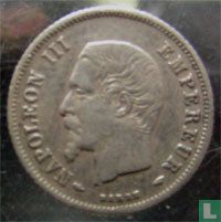 France 20 centimes 1853 - Image 2