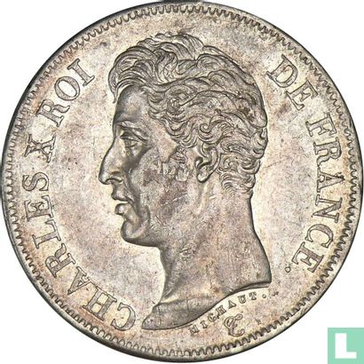 France 5 francs 1826 (W) - Image 2