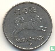 Noorwegen 50 Øre 1972 - Bild 1