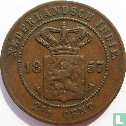 Niederländisch-Ostindien 2½ Cent 1857 - Bild 1