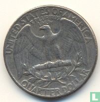 États-Unis ¼ dollar 1966 - Image 2