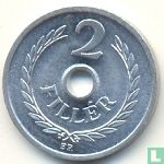 Hongrie 2 fillér 1971 - Image 2