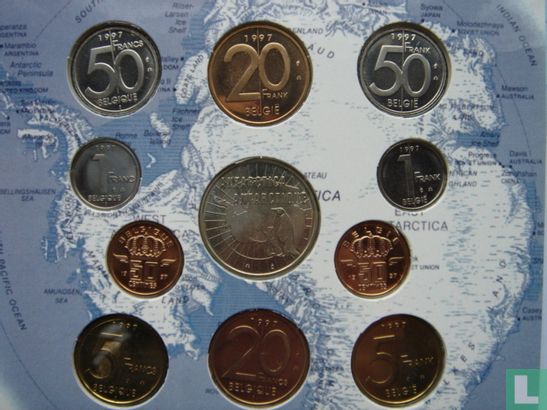 Belgique coffret 1997 "100 years Belgian Antarctic expedition" - Image 2