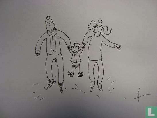 Fokke & Sukke - Familieplanner "Schaatsen" - Image 1